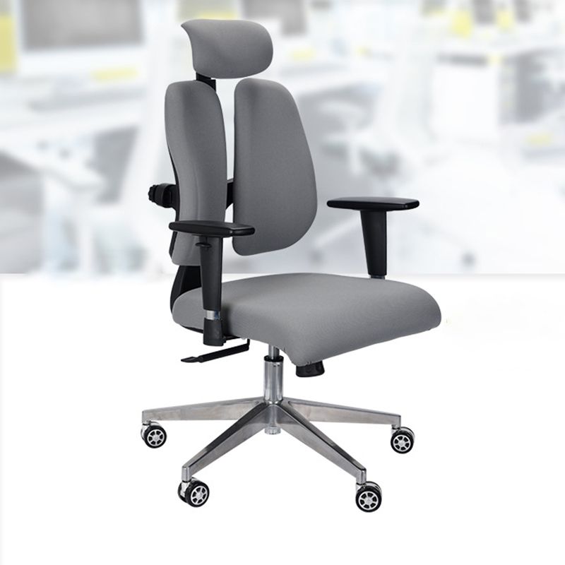 Modern Desk Chair Mesh Executive Chair High-Back Chair in Gray Clearhalo 'furn' 'furn_office_chair' 'Furniture' 'Office Chairs' 'Office Furniture' 'office_chair' 1200x1200_25494b2a-7805-43c3-99ad-e28a541d6795