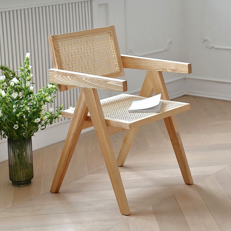 Sillas de estilo tradicional sillas de brazo de cocina de comedor con patas de madera