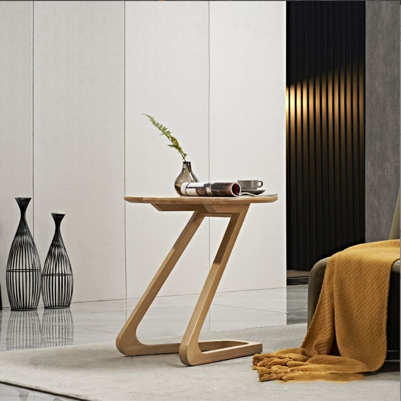 Side Table Solid Wood Abstract Round Scandinavian Living Room End Table Clearhalo 'Coffee & Accent Tables' 'End & Side Tables' 'end_side_tables' 'furn' 'furn_end_side_tables' 'Furniture' 'Living Room Furniture' 1200x1200_254a7d59-2223-4ab6-b431-5ed396a7e651