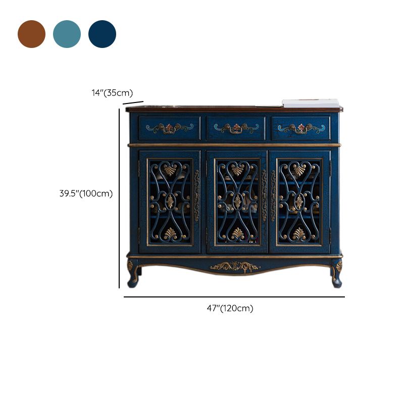 Industrial Cabriole Legs Storage Cabinet Solid Wood Storage Cabinet Clearhalo 'Cabinets & Chests' 'cabinets_chests' 'furn' 'furn_cabinets_chests' 'Furniture' 'Living Room Furniture' 1200x1200_254b7be5-d835-4844-93d9-9df1e9502c84