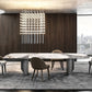 Simplicity Rectangle Dining Room Table Sintered Stone Table with Double Pedestal Clearhalo ' dining_table' 'Dining Tables & Seating' 'Dining Tables' 'furn' 'furn_dining_table' 'Furniture' 'furniture_dining_table' 'Kitchen & Dining Furniture' 'kitchen&dining_furn' 'kitchen' 'kitchen_dining_table' 1200x1200_2552748e-7a3a-42e3-9231-a372b95a728c