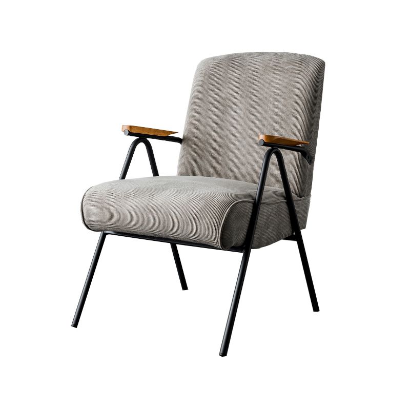 Corduroy Arms Included Chair 32.28" High Solid Wood Armchair with Basic Four Leg Clearhalo 'Accent Chairs' 'accent_chairs' 'Chairs & Seating' 'furn' 'furn_accent_chairs' 'Furniture' 'Living Room Furniture' 1200x1200_2552e92c-bb5e-49e6-904b-43dc988e8dd1