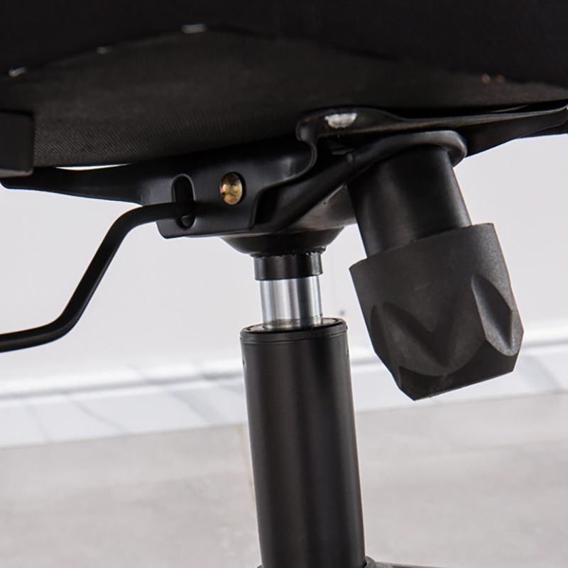 Modern Office Chair Black Adjustable Seat Height Fixed Arms Desk Chair Clearhalo 'furn' 'furn_office_chair' 'Furniture' 'Office Chairs' 'Office Furniture' 'office_chair' 1200x1200_25534ecb-28ee-4347-8ae7-92d5599d655b