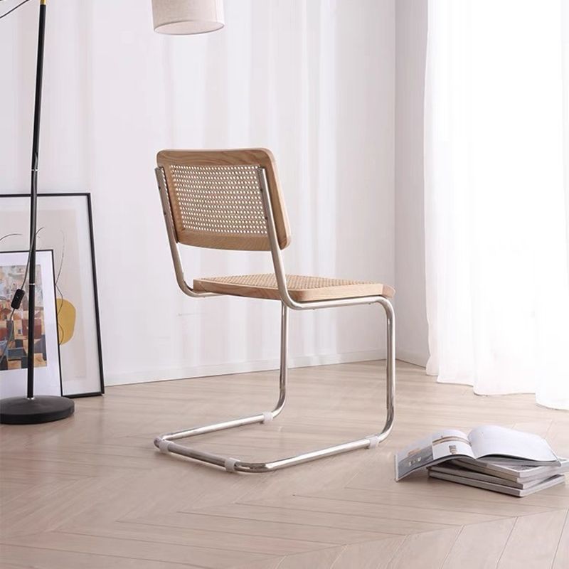 Contemporary Side Chair Open Back Dining Room Chair for Kitchen Clearhalo 'Dining Chairs' 'Dining Tables & Seating' 'dining_chair' 'furn' 'furn_dining_chair' 'Furniture' 'Kitchen & Dining Furniture' 1200x1200_2556fce7-2748-4964-b3f3-e48961f6cd37