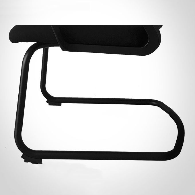Modern & Contemporary Mid-Back Chair Black Desk Chair Microfiber Office Chair Clearhalo 'furn' 'furn_office_chair' 'Furniture' 'Office Chairs' 'Office Furniture' 'office_chair' 1200x1200_2558b4d9-bc77-4523-953e-48ef2b7ba1e2