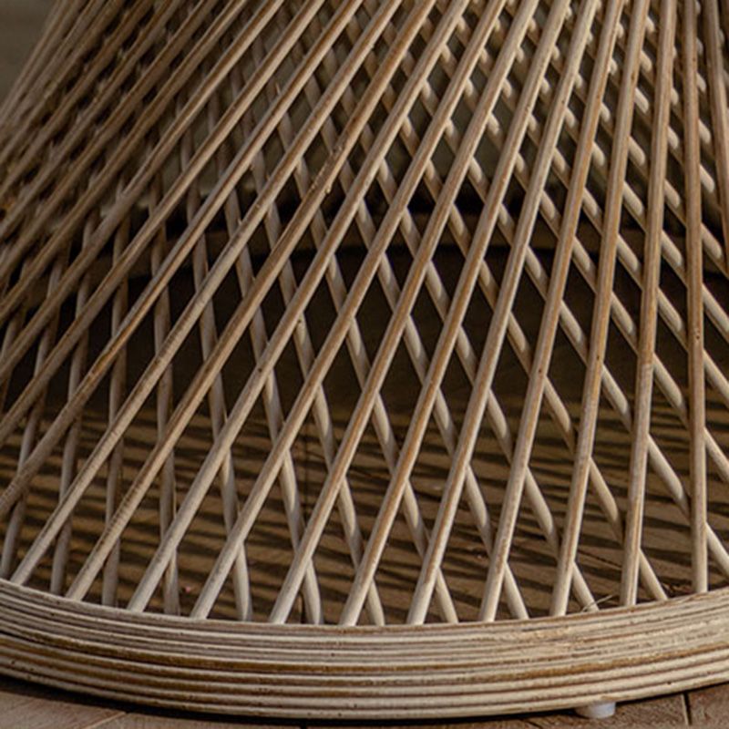 Round Rattan Top Side Table 16.53" /22.05" Tall Wood Pedestal End Table Clearhalo 'Coffee & Accent Tables' 'End & Side Tables' 'end_side_tables' 'furn' 'furn_end_side_tables' 'Furniture' 'Living Room Furniture' 1200x1200_255b06d1-6334-4e9a-8bb7-3980c6768760