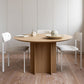 Modern Wood Pedestal Base Table Natural Round Dining Room Kitchen Table Clearhalo 'Dining Tables & Seating' 'Dining Tables' 'dining_table' 'furn' 'furn_dining_table' 'Furniture' 'Kitchen & Dining Furniture' 1200x1200_255c0806-f397-4834-836b-714ea8e47dbc