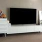 12 / 16 - Inch TV Console Faux Wood TV Console Stand With Cabinets / Drawers in White Clearhalo 'furn' 'furn_tv_stands_entertainment_centers' 'Furniture' 'Living Room Furniture' 'TV Stands & Entertainment Centers' 'TV Stands & Media Storage Furniture' 'tv_stands_entertainment_centers' 1200x1200_255c2290-8e60-4a67-be74-2e468c347013