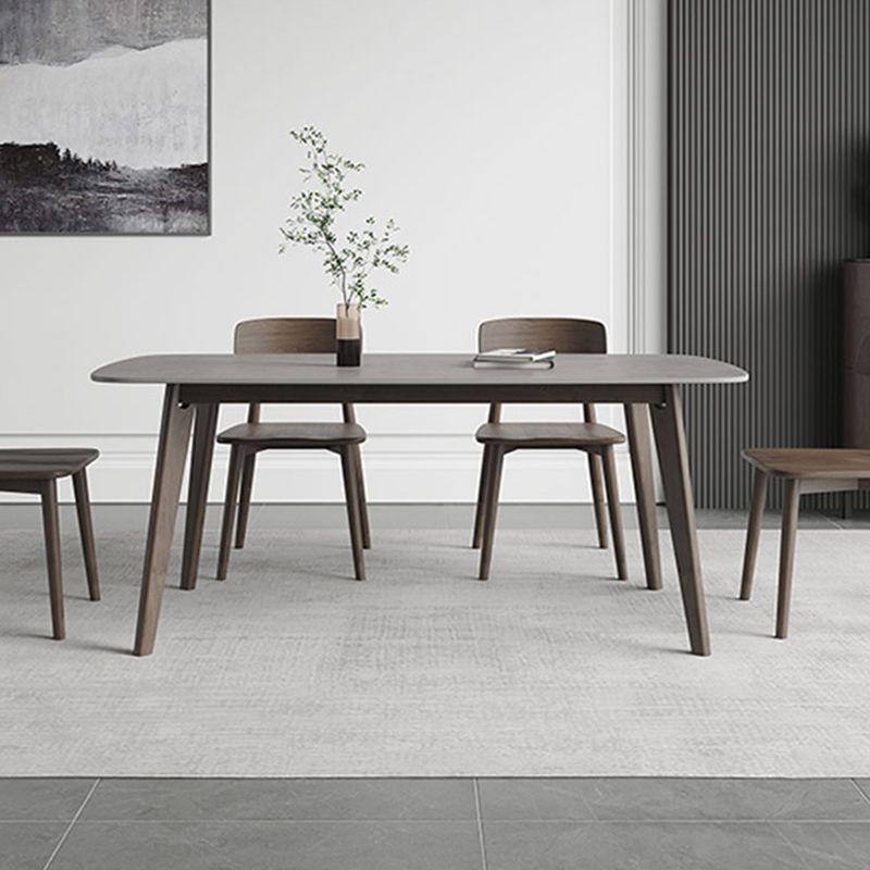 Modern Style Furniture Rectangle Stone Dining Room Table for Home