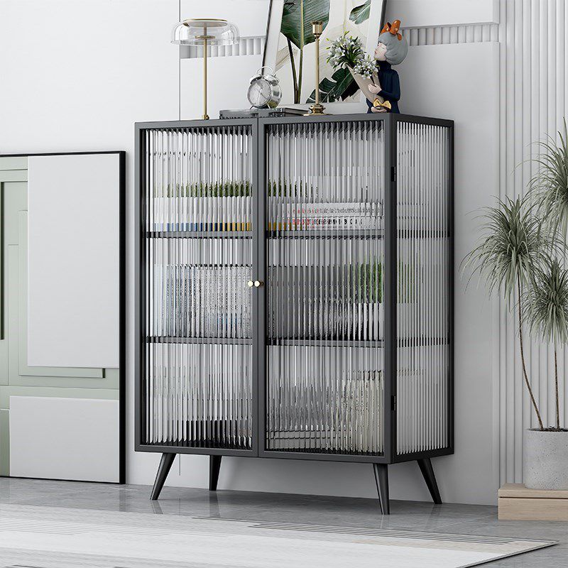 Bouchon de cuisine avec armoires Matte Finish Metal Modern Dining Server