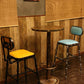 Industrial 1/2/3 Pièces Table de table en bois massif set Bistro Set pour usage domestique