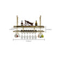 Hanging Wine Rack Holder Modern Stainless Steel Wine Rack in Gold Clearhalo 'furn' 'furn_wine_racks' 'Furniture' 'Kitchen & Dining Furniture' 'Wine Racks' 'wine_racks' 1200x1200_25606083-bc0a-46fd-876e-b84286d7e8ba