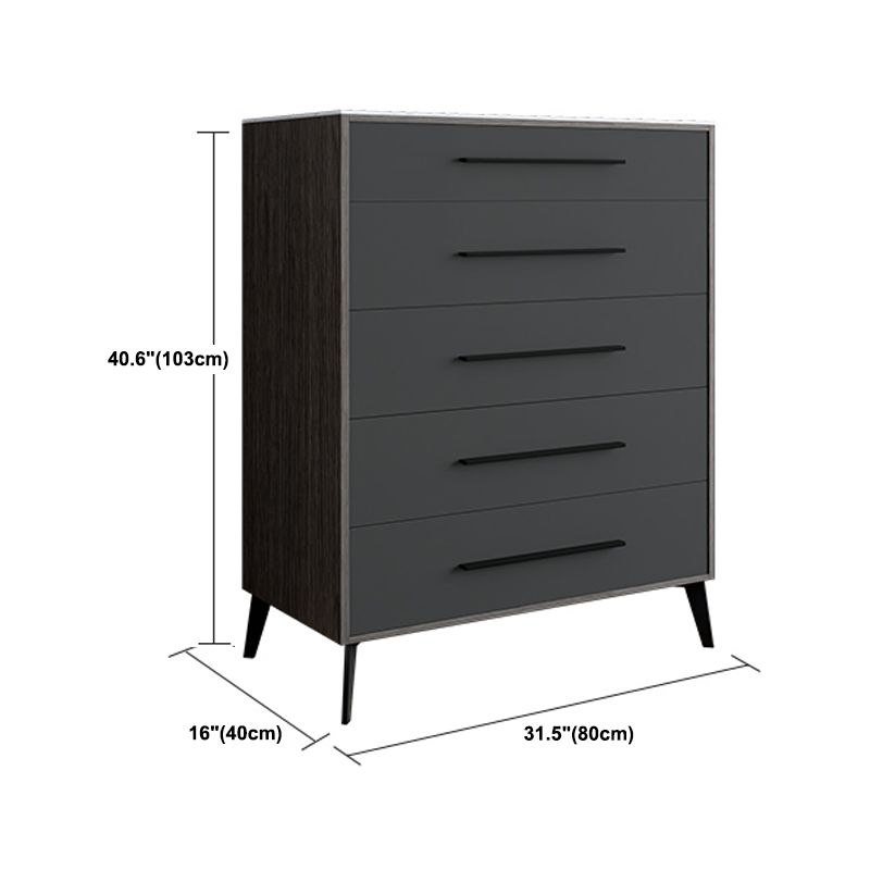 15.6-inch Width Storage Chest Ultra-Modern Dresser with 4/5/6 Drawers Clearhalo 'Bedroom Furniture' 'Dressers & Chests' 'dressers_chests' 'furn' 'furn_dressers_chests' 'Furniture' 1200x1200_256102fb-37eb-440b-95fb-b69fde57420e