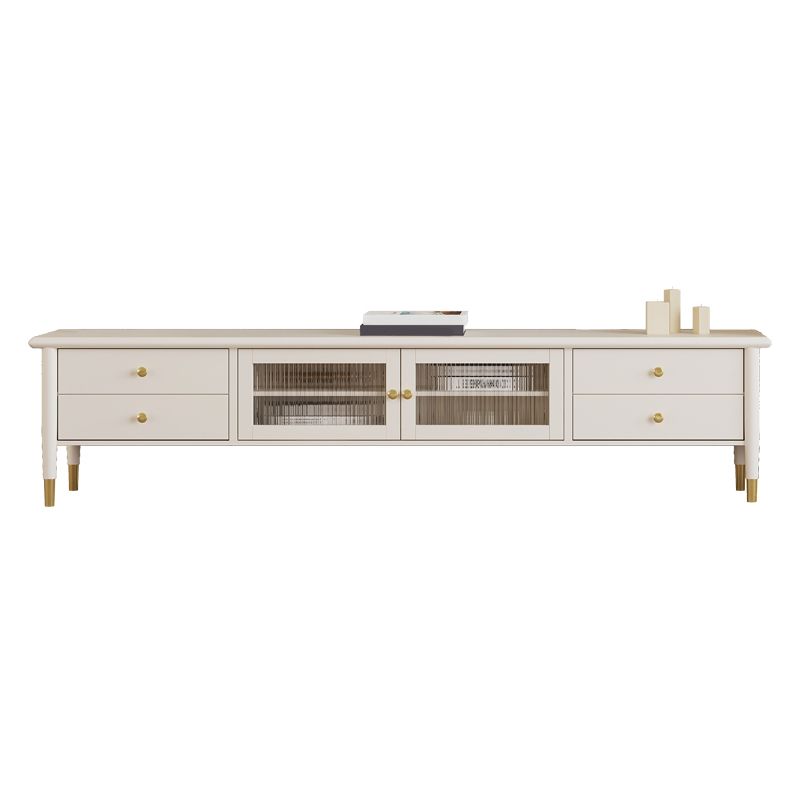 Contemporary Media Console Wood Enclosed Storage TV Console with Doors Clearhalo 'furn' 'furn_tv_stands_entertainment_centers' 'Furniture' 'Living Room Furniture' 'TV Stands & Entertainment Centers' 'TV Stands & Media Storage Furniture' 'tv_stands_entertainment_centers' 1200x1200_2566ceb8-4bd5-458e-8cd2-2bf49b88abb5