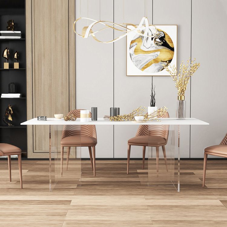 1/2/5/7 Pcs Rectangular Dining Table Set Dining Room Table and Chair Clearhalo 'Dining Room Sets' 'Dining Tables & Seating' 'dining_room_set' 'furn' 'furn_dining_room_set' 'Furniture' 'furniture_dining_room_set' 'Kitchen & Dining Furniture' 1200x1200_2567193e-7ab0-44e7-8a21-64ab8952a537