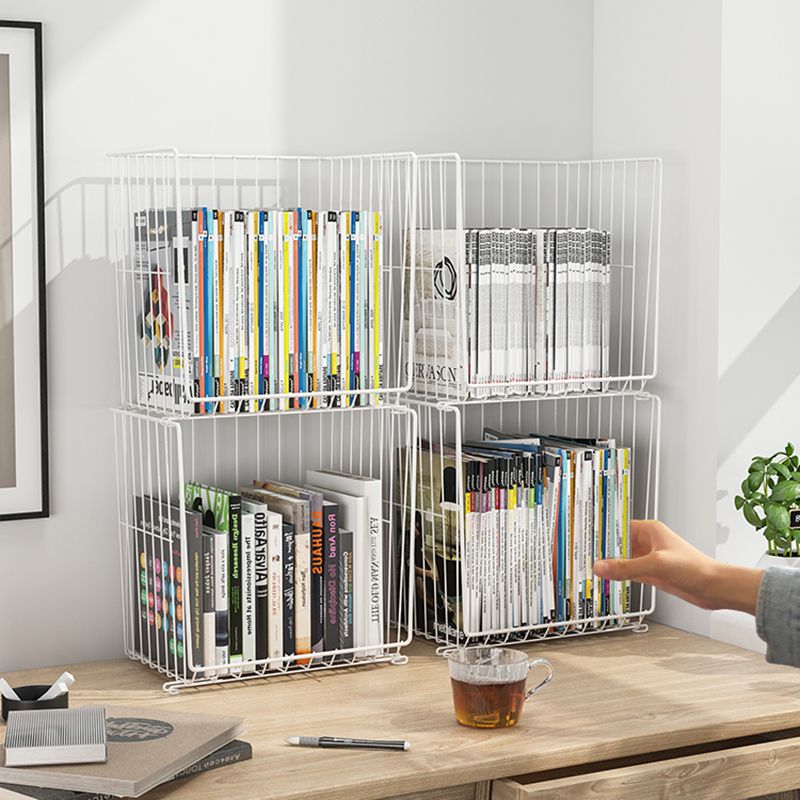 Modern Style Bookshelf Standard Closed Back Metal Bookcase for Home with Wheels Clearhalo 'Bookcases' 'furn' 'furn_bookcases' 'Furniture' 'furniture_bookcases' 'Office Furniture' 1200x1200_256744ce-1368-4d64-9427-5ce7ccd2b4b9