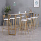 Glam Indoor 1/2/3/4/9 Pub Dining Set Pieces Rectangle White Marble Bistro Set Clearhalo 'Bar Furniture' 'furn' 'furn_home_bar_bar_sets' 'Furniture' 'Home Bars & Bar Sets' 'home_bar_bar_sets' 'Kitchen & Dining Furniture' 1200x1200_256b504a-2c0b-4ac9-b27f-74a5faa45f6b