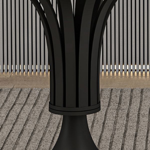 Mesa de comedor redonda moderna Mesa de piedra sinterizada para el comedor