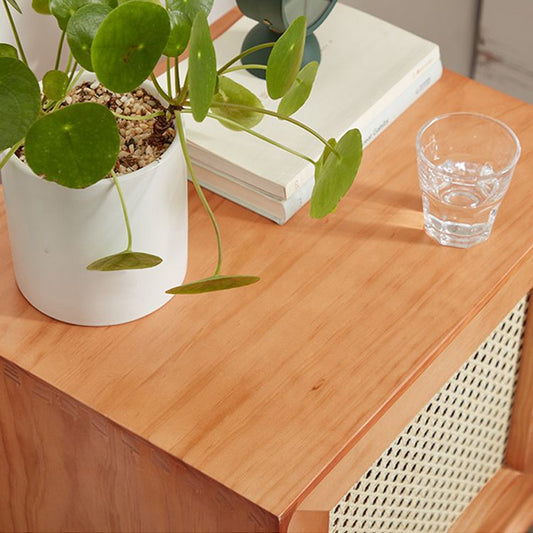 Cama de madera sólida Cabinete de noche moderno para dormitorio