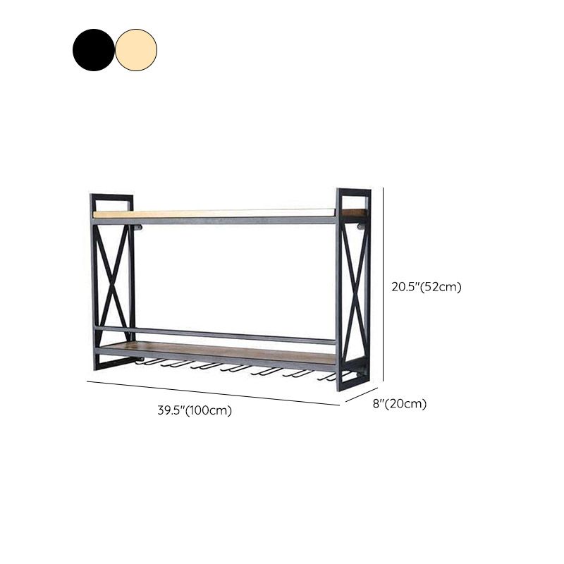 Rack à vin en acier.