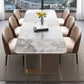 Luxury Sintered Stone Top Dining Set Rectangle 1/4/5/6/7 Pieces Dining Room Table Set