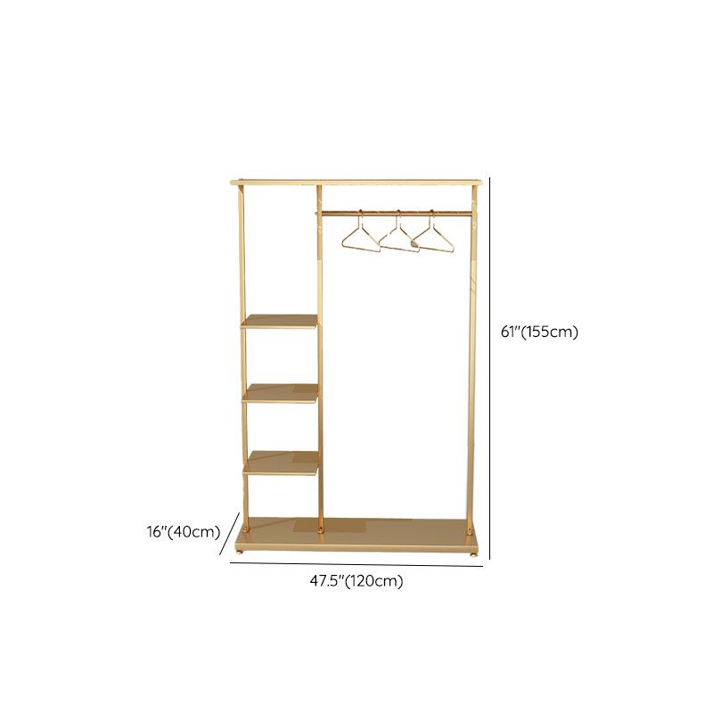 Glam Style Coat Hanger Free Standing Hall Tree (Drying Rack not Included) Clearhalo 'Entry & Mudroom Furniture' 'furn' 'furn_hall_tree_coat_racks' 'Furniture' 'Hall Trees & Coat Racks' 'hall_tree_coat_racks' 1200x1200_2572a241-a078-47ad-a8f0-7bafdd81421b