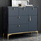 Commode en bois manufacturé avec coffre de rangement Classic Glam de 15,21 pouces