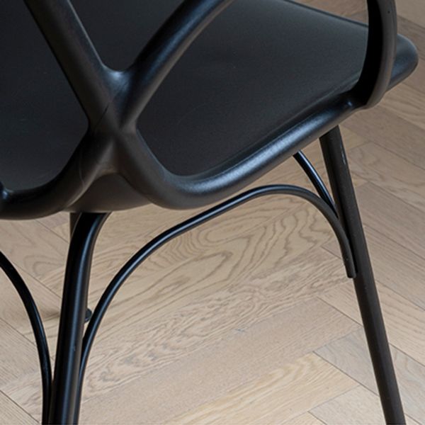 Industrial Style Kitchen Dining Chairs Dining Arm Side Chairs with Metal Legs Clearhalo ' kitchen&dining_furn' 'Dining Chairs' 'Dining Tables & Seating' 'dining_chair' 'furn' 'furn_dining_chair' 'Furniture' 'furniture_dining_chair' 'Kitchen & Dining Furniture' 'kitchen' 1200x1200_2575dcda-3e8f-4326-8068-02bf0e1f80e2