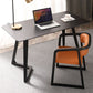 Black Rectangular Office Desk with Black Metal Base Modern Desk Clearhalo 'furn' 'furn_office_desk' 'Furniture' 'Office Desks' 'Office Furniture' 'office_desk' 1200x1200_25767b58-21c1-45b4-b227-5d221fb008d7