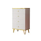 White Accent Chest 15.74" Wide Chest with Drawers, Water Resistant Clearhalo 'Cabinets & Chests' 'cabinets_chests' 'furn' 'furn_cabinets_chests' 'Furniture' 'Living Room Furniture' 1200x1200_2577eef9-7e67-4d85-b83a-75efc5068e54