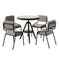 Modern Style Home Sintered Stone Dining Table Round Shape Table with Single Pedestal Base Clearhalo ' dining_table' 'Dining Tables & Seating' 'Dining Tables' 'furn' 'furn_dining_table' 'Furniture' 'furniture_dining_table' 'Kitchen & Dining Furniture' 'kitchen&dining_furn' 'kitchen' 'kitchen_dining_table' 1200x1200_257af63b-d34d-4d28-aa3a-bd5501cedf72