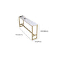 Rectangular Bar Height Table Gold Legs and Metal Base Bar Table for Patio Use Clearhalo 'Bar Furniture' 'Bar Tables' 'bar_tables' 'furn' 'furn_bar_tables' 'Furniture' 'Kitchen & Dining Furniture' 1200x1200_257d75b0-ac6a-4e4d-ade2-74bbb37a4961