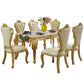 Rectangle Victoria Dinette Table Marble Dining Room Dinner Table with 4-foot Clearhalo ' dining_table' 'Dining Tables & Seating' 'Dining Tables' 'furn' 'furn_dining_table' 'Furniture' 'furniture_dining_table' 'Kitchen & Dining Furniture' 'kitchen&dining_furn' 'kitchen' 'kitchen_dining_table' 1200x1200_257e2b33-edc9-430b-96b1-b16e72cb2476