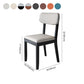 Modern Dining Side Chair Matte Finish Solid Wood and Leather Curved Open Back Chair Clearhalo ' kitchen&dining_furn' 'Dining Chairs' 'Dining Tables & Seating' 'dining_chair' 'furn' 'furn_dining_chair' 'Furniture' 'furniture_dining_chair' 'Kitchen & Dining Furniture' 'kitchen' 1200x1200_25801423-d433-4c03-969a-837994c6a3d3