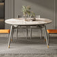 Table à manger extensible table de cuisine en pierre ronde moderne