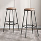 Scandinavian Backless Footrest Barstool Matte Finish Upholstered Home Stool Clearhalo 'Bar Furniture' 'Bar Stools' 'bar_stools' 'furn' 'furn_bar_stools' 'Furniture' 'furniture_bar_stools' 'Kitchen & Dining Furniture' 1200x1200_2586c29c-96d6-4039-adb0-bff9bc2ba0a5