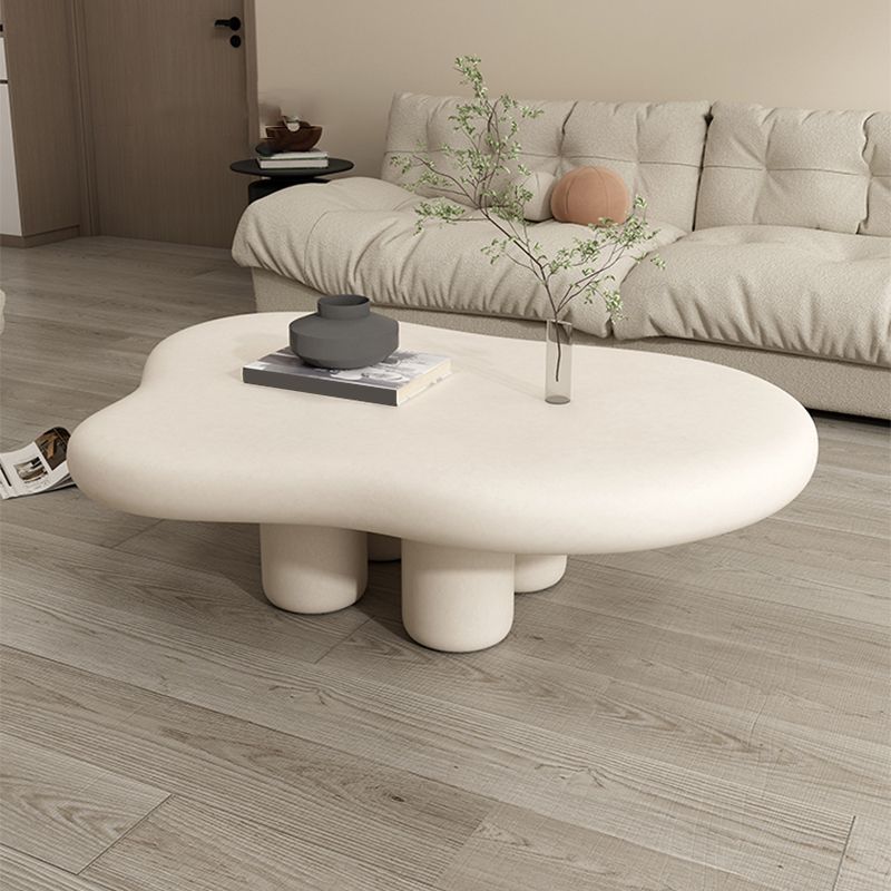 Tavolino da caffè moderno in legno Tavolino da cocktail singolo a 4 gambe