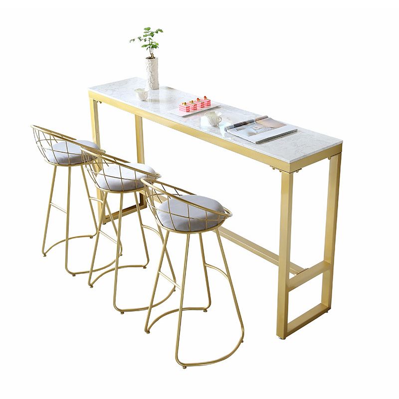 1/4/5 Pieces Bar Stool and Table Set Rectangular Bar Table Set