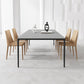 Sintered Stone Dining Table Simplicity Style 4 Legs Base Table for Dining Room Clearhalo ' dining_table' 'Dining Tables & Seating' 'Dining Tables' 'Furniture' 'furniture_dining_table' 'Kitchen & Dining Furniture' 'kitchen&dining_furn' 'kitchen' 'kitchen_dining_table' 1200x1200_2589d9e9-983c-4aaa-bd12-708c33802355