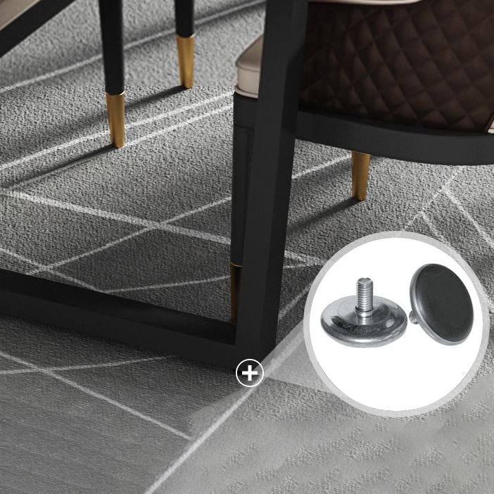 Industrial Style Stone Dining Table Sled Base Indoor Dining Room Collection Clearhalo 'Dining Tables & Seating' 'Dining Tables' 'dining_table' 'furn' 'furn_dining_table' 'Furniture' 'furniture_dining_table' 'Kitchen & Dining Furniture' 'kitchen' 'kitchen_dining_table' 1200x1200_258a69ad-a524-40fb-a5ec-374bd09e1b8c