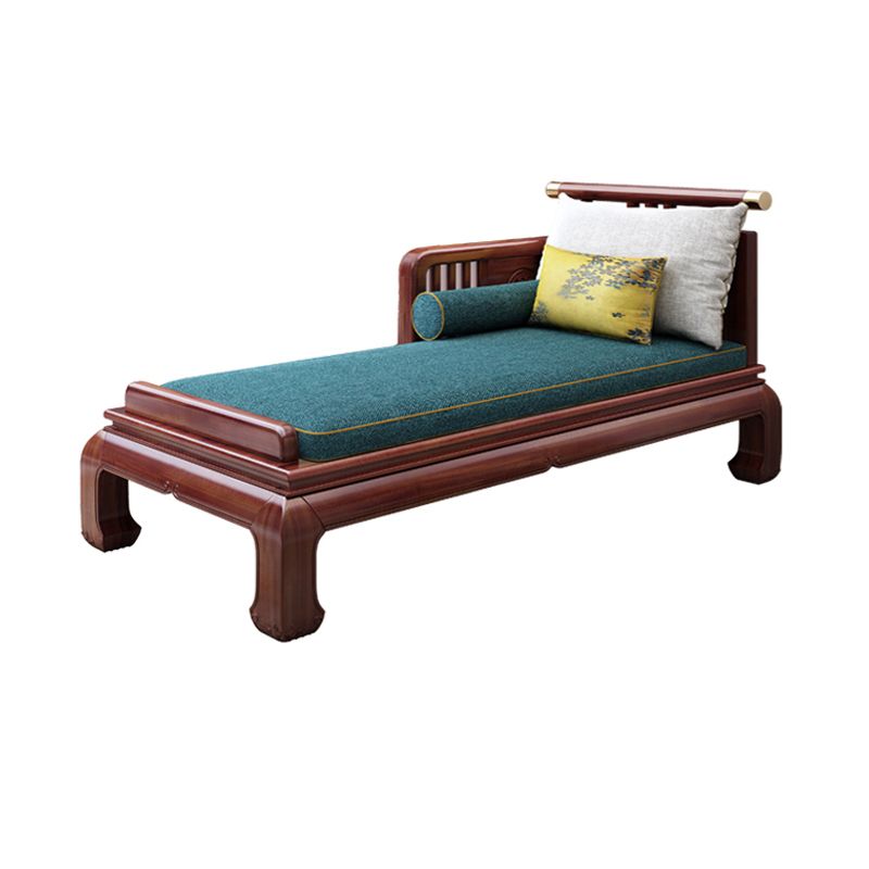 Traditional with Arms Wooden Chaise with Pillow Round Arms for Living Room Clearhalo 'Chairs & Seating' 'Chaise Lounge' 'chaise_lounge' 'furn' 'furn_chaise_lounge' 'Furniture' 'Living Room Furniture' 1200x1200_258ad07e-1b52-4ae6-a147-4f1dc96aebe1