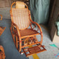 Spindle Antique Rocking Chair Wicker Rocker Chair 24" x 44.5" x 37.8" for Living Room Clearhalo 'Chairs & Seating' 'furn' 'furn_rocking_chairs' 'Furniture' 'Living Room Furniture' 'Rocking Chairs' 'rocking_chairs' 1200x1200_258b392f-58c3-4cfa-8082-fca2087b23a6