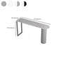 Mesa de barra rectangular de estilo moderno, mesa de barra de piedra para el hogar