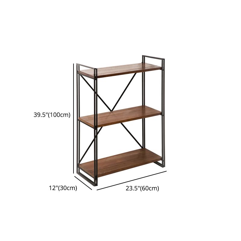 Metal Etagere Bookcase Contemporary Open Back Book Shelf for Home Office Clearhalo 'Bookcases' 'furn' 'furn_bookcases' 'Furniture' 'furniture_bookcases' 'Office Furniture' 1200x1200_258c7ac5-e6ab-4f17-bce4-49153b6c3914