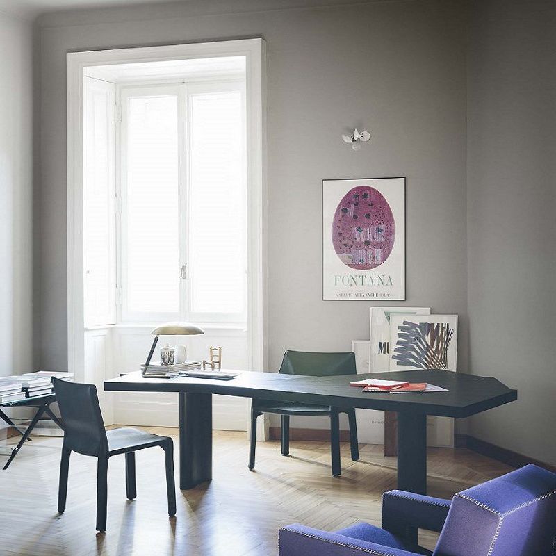 Industrial Office Desk Solid Wood Writing Desk voor thuiskantoor