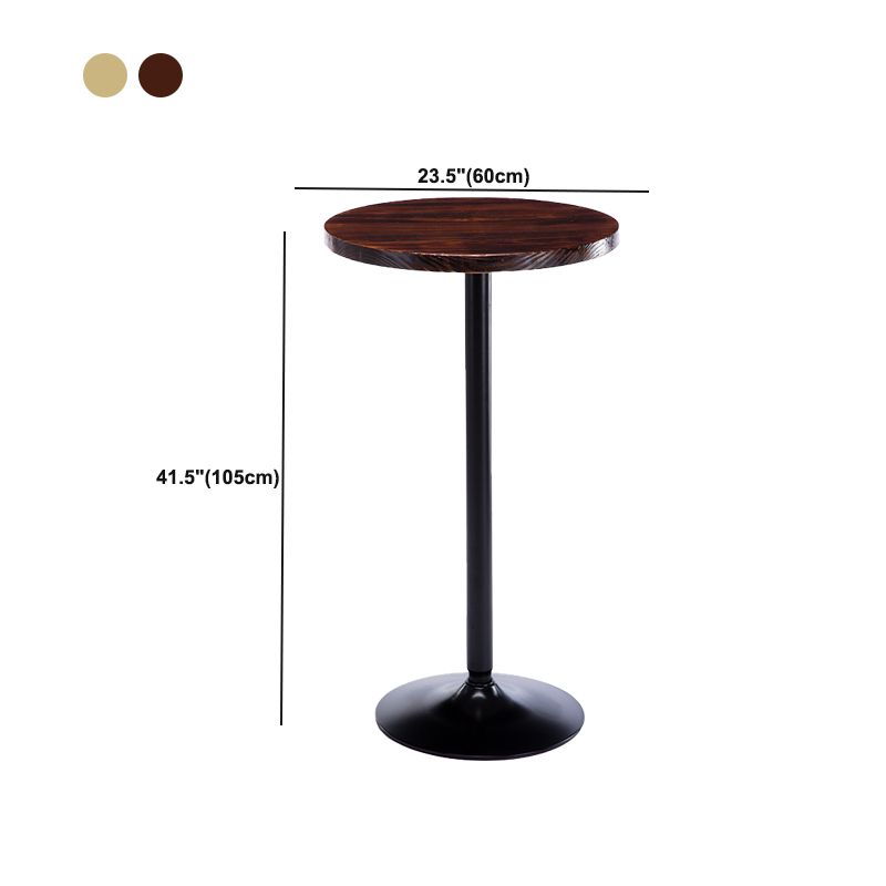 Bar Height Pub Table Wood Industrial Bar Table for Indoor and Outdoor