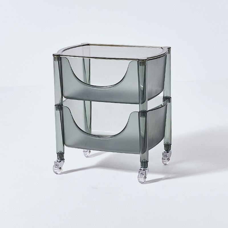 Libreria in plastica multilivello da 12,2 "libreria sullo scaffale standard per home office