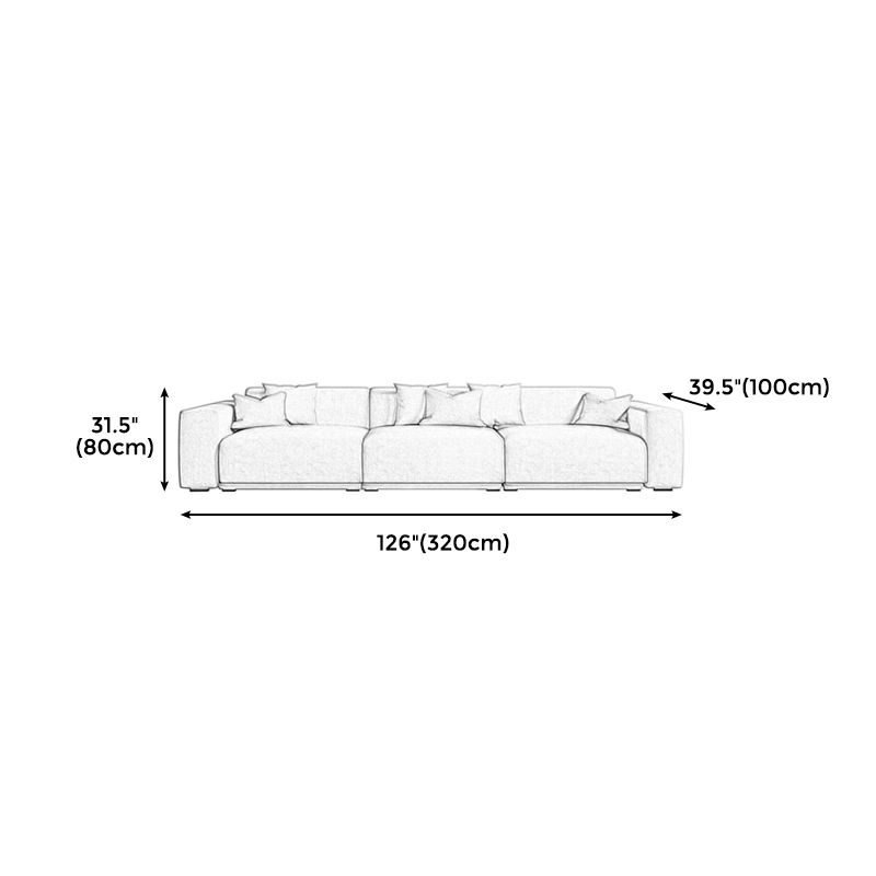 30" High Square Arm Modern Standard Sofa with Tight Back for Living Room, Apartment Clearhalo 'furn' 'furn_sofas' 'Furniture' 'furniture_sofas' 'kitchen' 'kitchen_sofas' 'Living Room Furniture' 'Sofa' 'sofas' 1200x1200_25944393-6604-4eb3-b593-b745e77a3b35