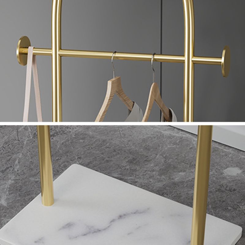 Metal Entryway Kit Industrial Hall Tree with Hanging Rail Free Standing Coat Rack Clearhalo 'Entry & Mudroom Furniture' 'furn' 'furn_hall_tree_coat_racks' 'Furniture' 'Hall Trees & Coat Racks' 'hall_tree_coat_racks' 1200x1200_2594a726-0a02-4ddb-861e-d92eca365189