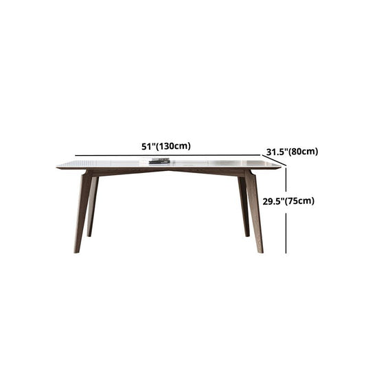 Modern Rectangle Wood Dining Table Set 1/4/5/7 Pieces Dining Set for Home Use Clearhalo 'Dining Room Sets' 'Dining Tables & Seating' 'dining_room_set' 'furn' 'furn_dining_room_set' 'Furniture' 'furniture_dining_room_set' 'Kitchen & Dining Furniture' 1200x1200_2594f67c-d984-4b15-a757-0edae4a8f587